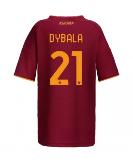 AS Roma Paulo Dybala #21 Maglia Gara Casa Repliche 2025-26 Donna Maniche Corte